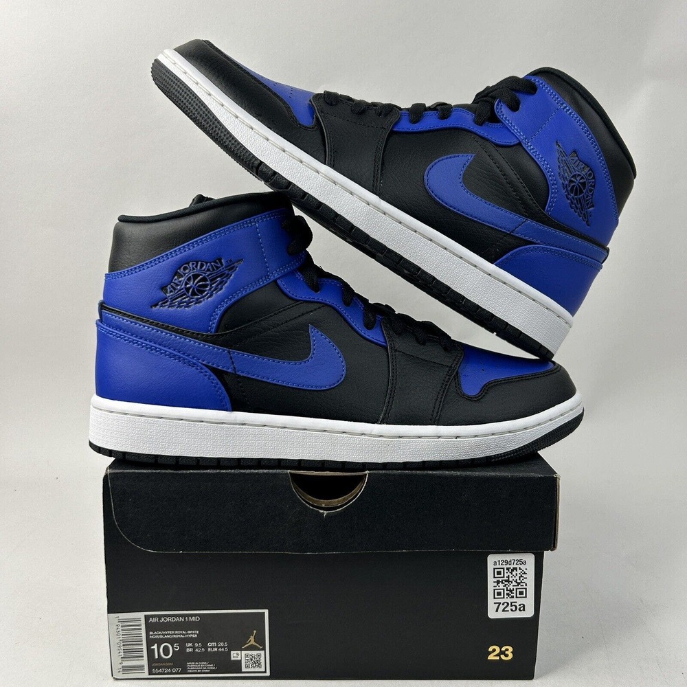 Nike Shoes Air Jordan 1 Mid Retro “Hyper Royal” 2024